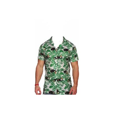 -DISFRAZ CAMISETA HAWAIANA