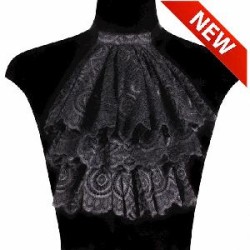 -CHORRERA CON VOLANTES NEGRA ADULTO