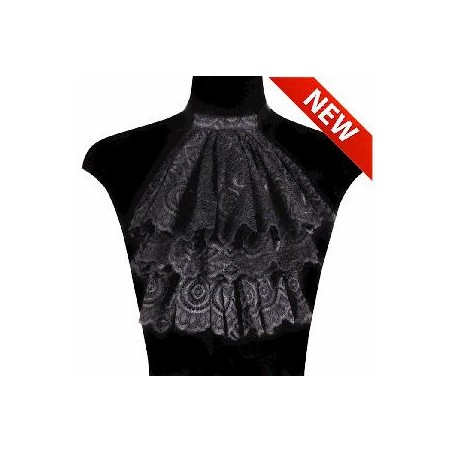 -CHORRERA CON VOLANTES NEGRA ADULTO