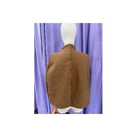 CAPA POLAR MARRON CORTA XS