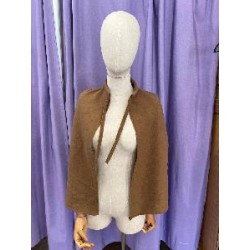 CAPA POLAR MARRON CORTA XS