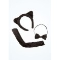 CONJUNTO DIADEMA PAJARITA Y COLA GATO NEGRO CONJUNTO DIADEMA PAJARITA Y COLA GATO NEGRO
