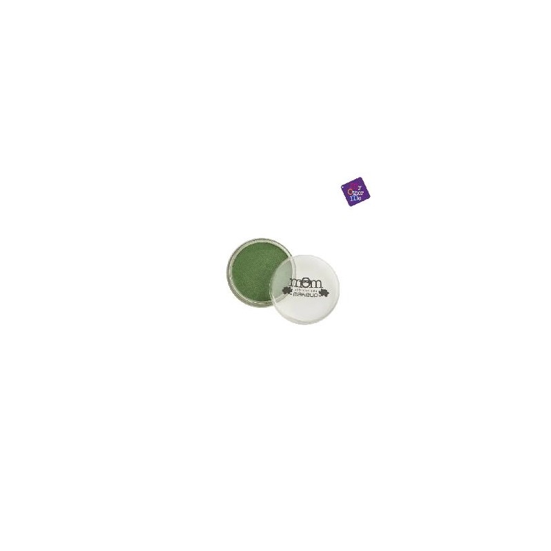 -PASTILLA DE MAQUILLAJE VERDE OSCURO