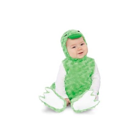 -DISFRAZ PATITO PELUCHE VERDE 7-12 MESES