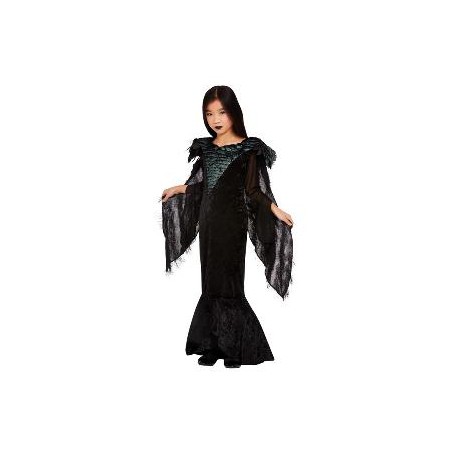 -DISFRAZ PRINCESA CUERVO 4-6 AÑOS