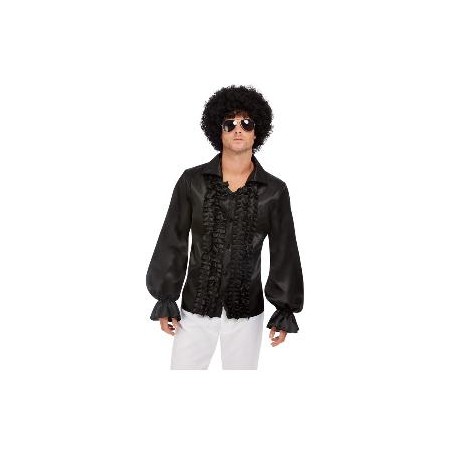 CAMISA CON VOLANTES AÑOS 60 M