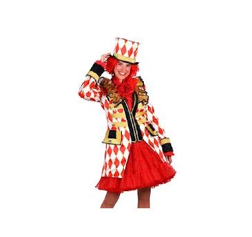 -CHAQUETA LARGA DE MUJER ROMBOS XL