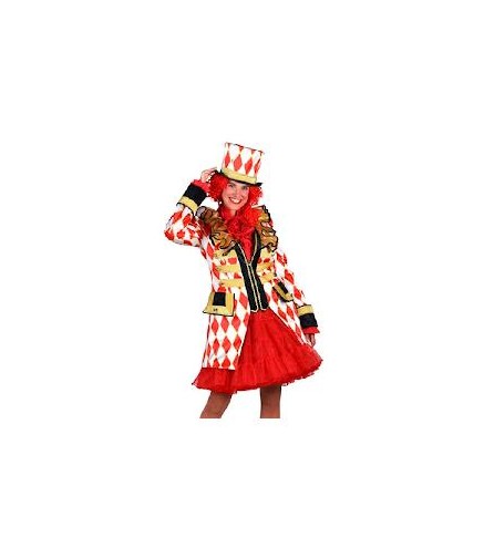 -CHAQUETA LARGA DE MUJER ROMBOS XL