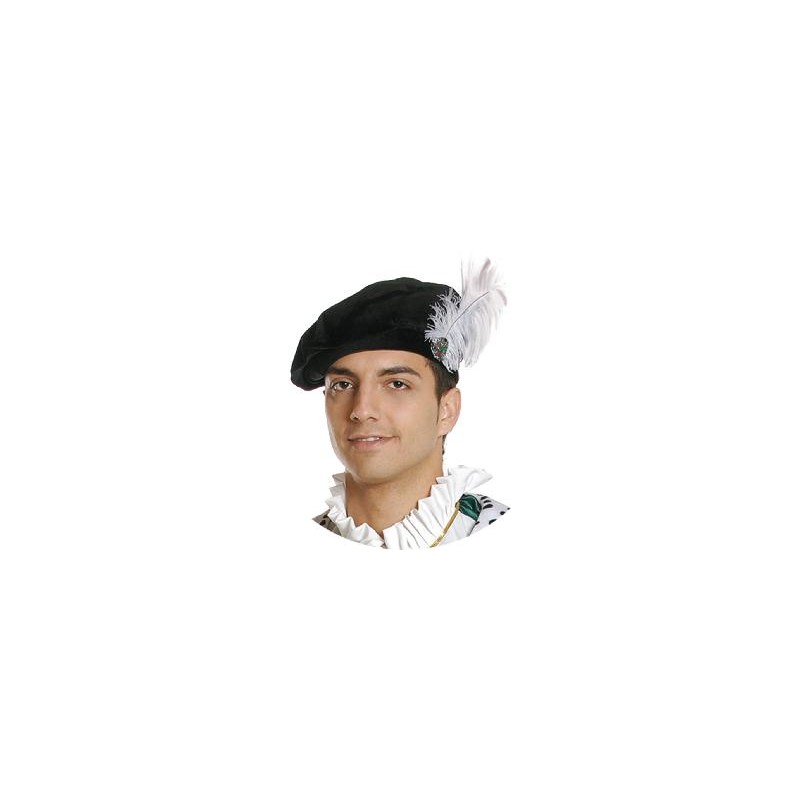 -GORRA PAJE NEGRA