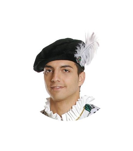 -GORRA PAJE NEGRA