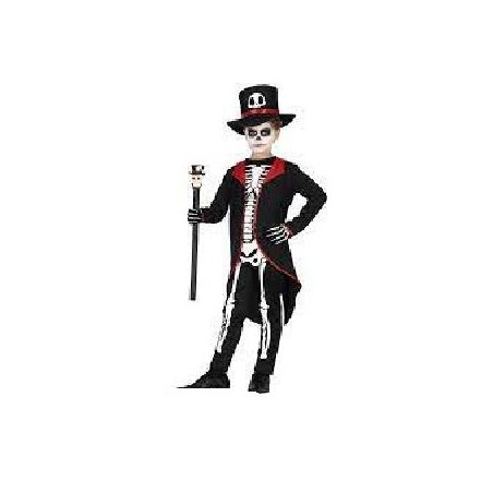 -DISFRAZ ESQUELETO CATRIN 7-9 AÑOS
