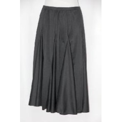 -FALDA DE GODETS NEGRA L