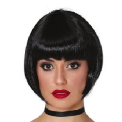 -PELUCA MEDIA MELENA NEGRA