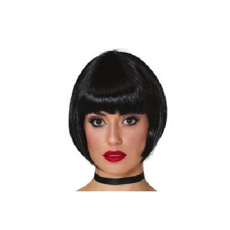 -PELUCA MEDIA MELENA NEGRA
