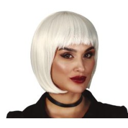 -PELUCA MEDIA MELENA BLANCA