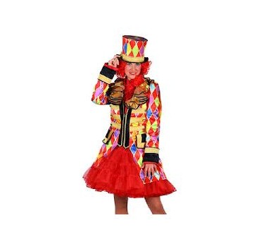-CHAQUETA LARGA MUJER ROMBOS MULTICOLOR L