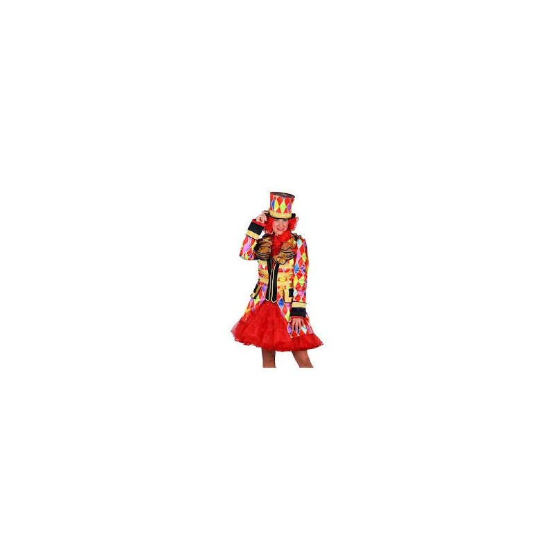 -CHAQUETA LARGA MUJER ROMBOS MULTICOLOR L