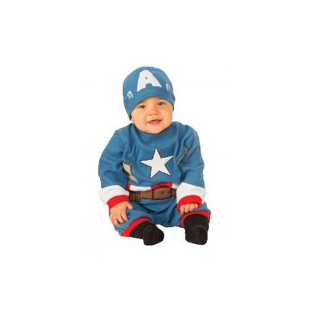 -DISFRAZ CAPITAN AMERICA PRESCHOOL  0-6 M