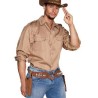 -FUNDA DOBLE VAQUERO SHERIFF MARRON