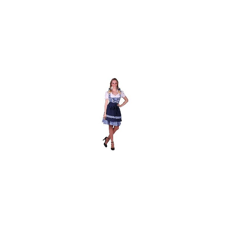 -VESTIDO TIROLESA AZUL 36