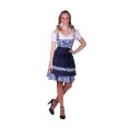 -VESTIDO TIROLESA AZUL 36