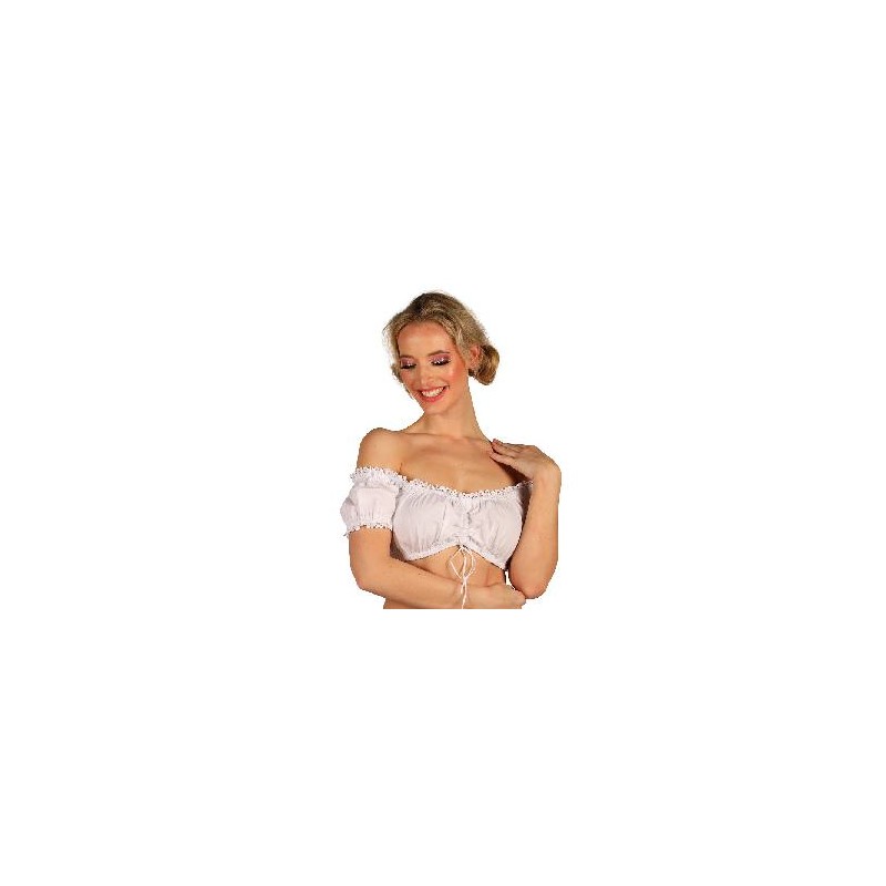 -BLUSA BLANCA TIROLESA 36