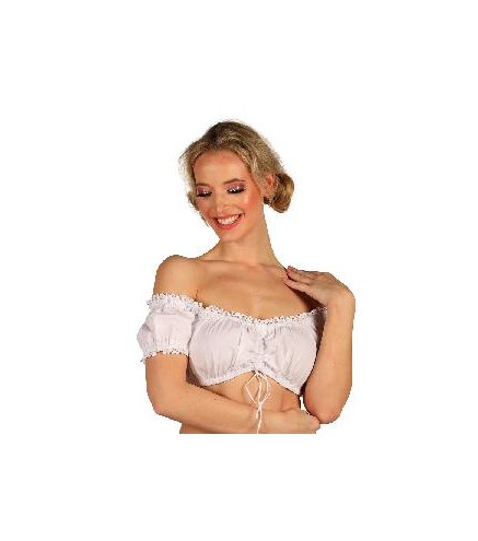 -BLUSA BLANCA TIROLESA 36