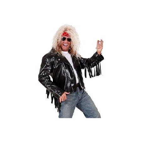 -CAZADORA SEMIPIEL ROCKERA XL