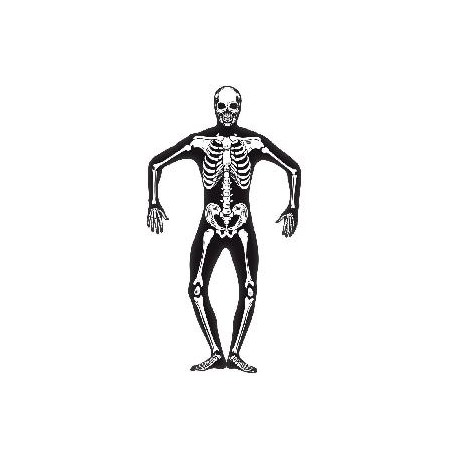 -DISFRAZ ESQUELETO S