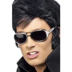 -GAFAS DE ELVIS PLATA