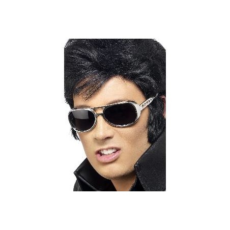 -GAFAS DE ELVIS PLATA