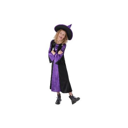 -DISFRAZ BRUJA 7-9 AÑOS
