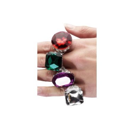 ANILLOS DE JOYERIA DE COLORES SURTIDOS