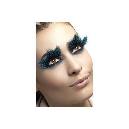 -PESTAÑAS PLUMA CON PUNTOS DE AGUA