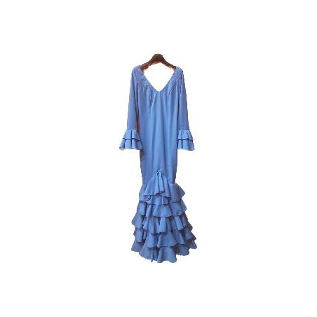 -VESTIDO DALIA VOLANTES AZUL 36