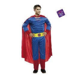 -DISFRAZ SUPERMAN MUSCULOSO XL