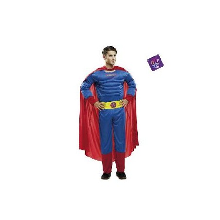 -DISFRAZ SUPERMAN MUSCULOSO XL