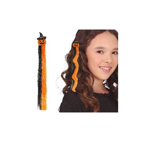 -MECHON BRUJA NARANJA Y NEGRO 40 CM.