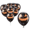 -BOLSA 10 GLOBOS NEGROS CALABAZA