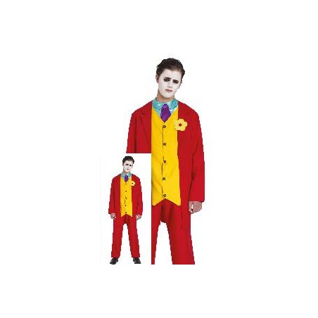 -DISFRAZ MR. SMILE JOKER- AÑOS