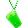 -COLLAR CON VASO SAN PATRICIO FLUORESCENTE