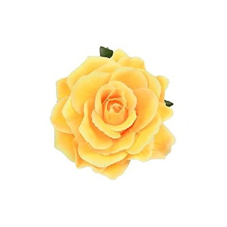 FLOR FLAMENCA PEQUEÑA AMARILLA