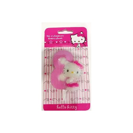 -VELA CUMPLEAÑOS HELLO KITTY Nº 8