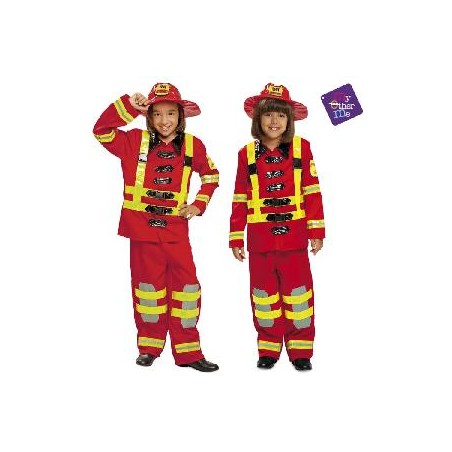 -DISFRAZ BOMBERO 7-9