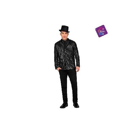 CHAQUETA SHOWMAN NEGRO T M-L