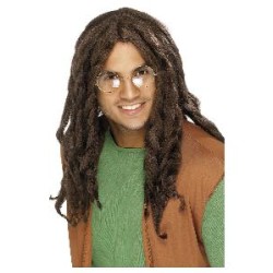 -PELUCA DE RASTAS MARRÓN