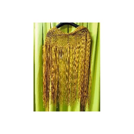 MANTON GANCHILLO DORADO