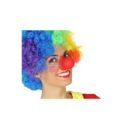 -NARIZ DE PAYASO ROJO CON SONIDO