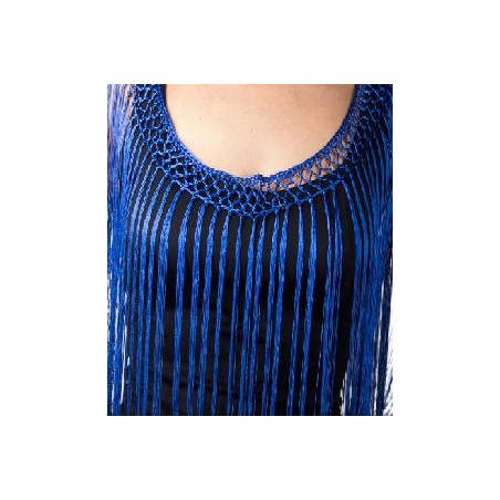 FLECO DE ESCOTE LARGO AZULON