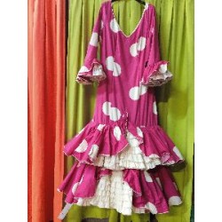 -VESTIDO CORDOBA BUGANVILLA LUNAR GALLETA BEIG 50